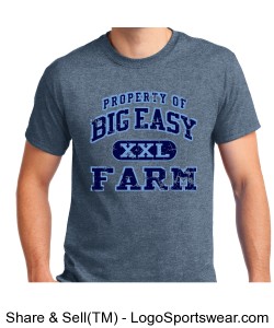 Property of Big Easy Farm T-Shirt Design Zoom